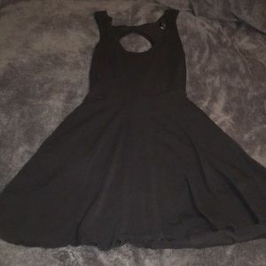 Black skater dress